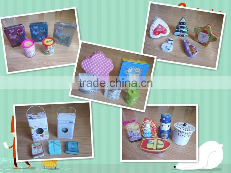 2014 promotional luxury rectangular coffee tin box
