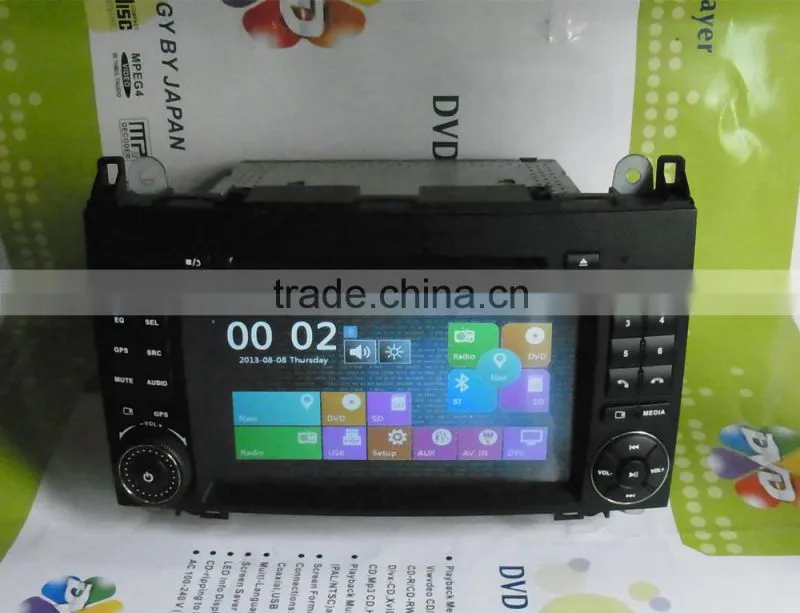 2 DIN Auto car radio for Mercedes-Benz B200 DJ7070