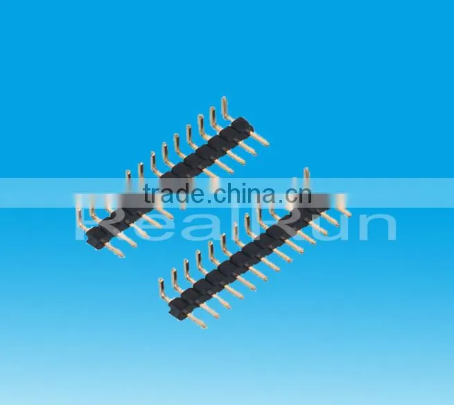 HOT SALE 2.0mm Pitch Single Row Angle Pin Header