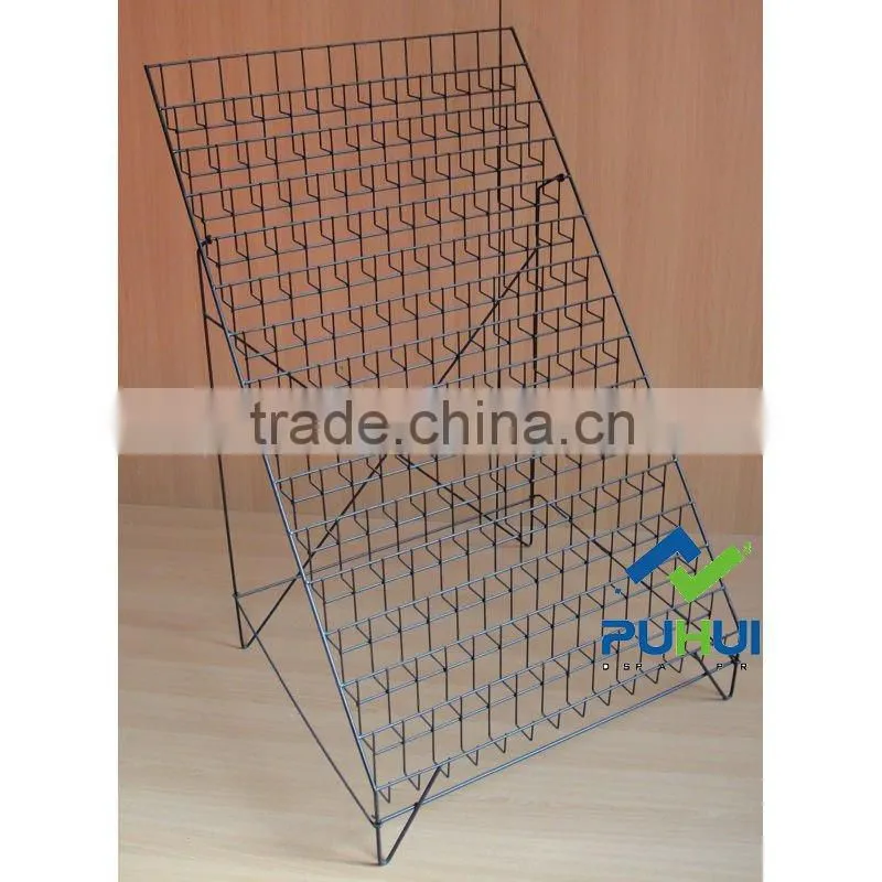wire foldable booklet display stand