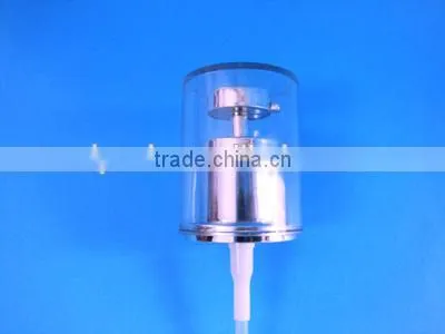 24/410 gold colour cream treatment pump, plastic-aluminium pump for cream