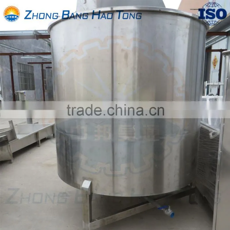 Livestock blood collection tank for pig abattoir equipment