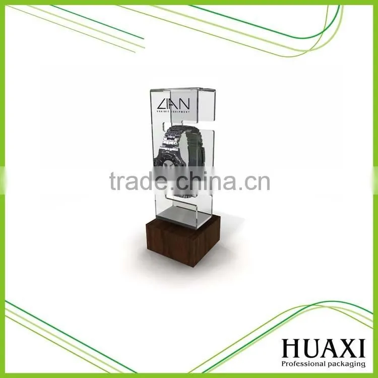 2016 Acrylic Wooden Watch Freestanding Display Rack