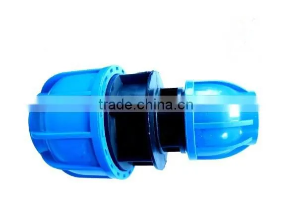 Round head PP compression fitings pp reducing coupling male adaptor