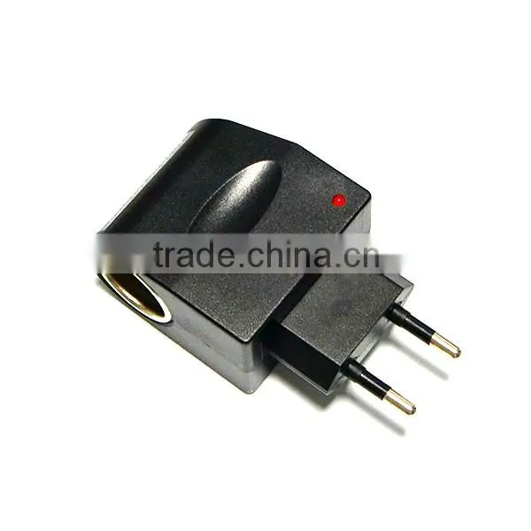 LED Lights AC to DC Car Cigarette Lighter Socket Adapter