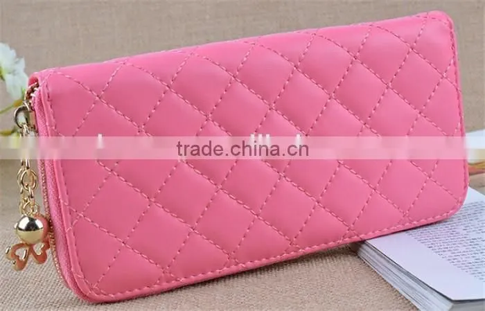 New Arrive Women Long Wallet Lozenge ladies Credit Holders Coin Purse