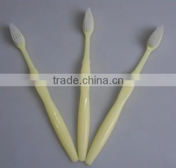 Disposable hotel custom toothbrush ivory toothbrush