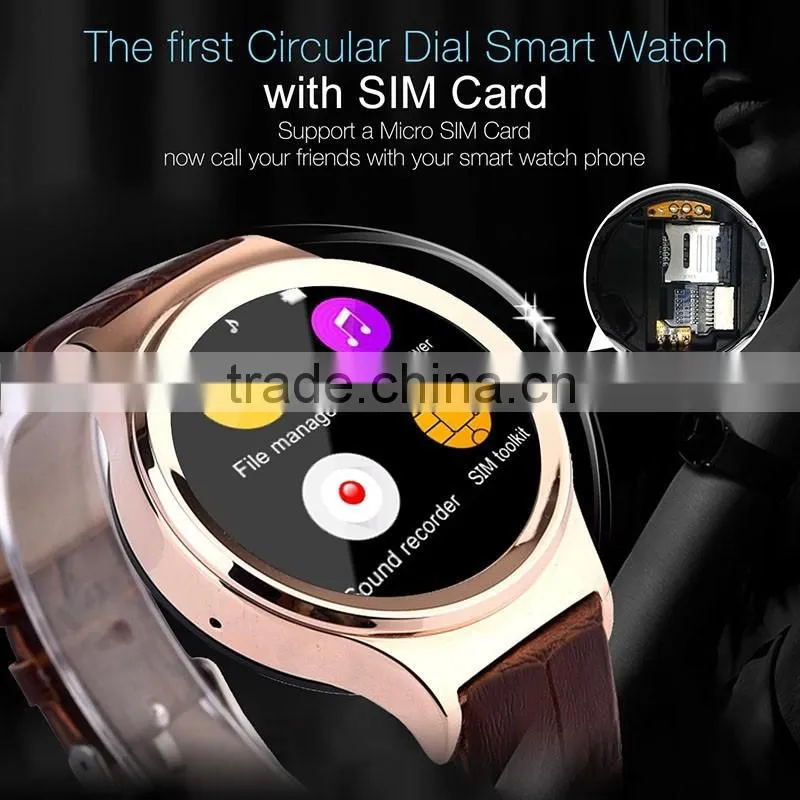 2016 New Arrival Support SIM SD Card Bluetooth WAP GPRS SMS MP3 MP4 USB For iPhone And Android Smart Watch T3 Smartwatch