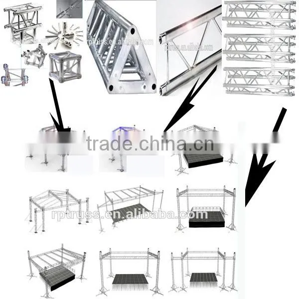 Professional aluminium booth trusses for exhibition - custimized offering