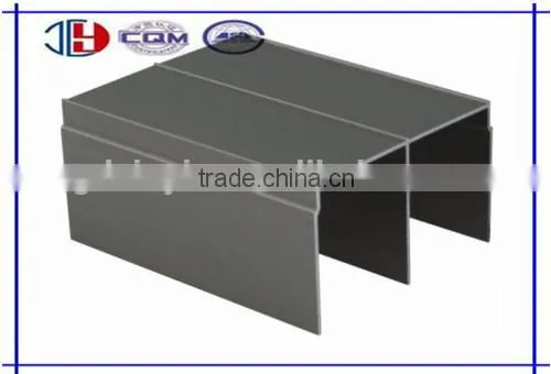 Lower horizontal aluminum extruded profile for wardrobe