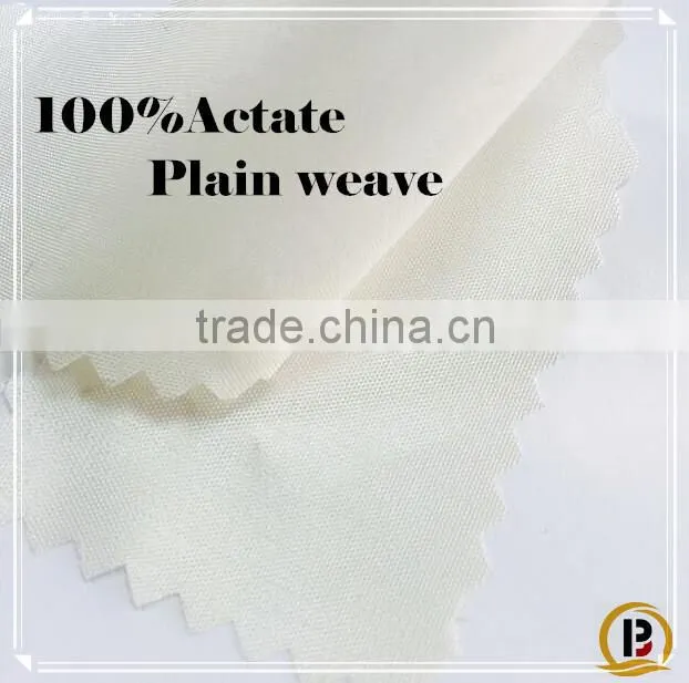 China wholesale Plain weave Acetate fabric / garment lining (#A-01)