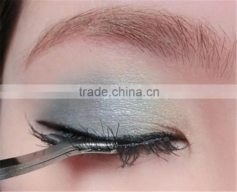 Fashionable Stainless Steel False Eyelash Applicator Extension Tweezer eyelash extension kits