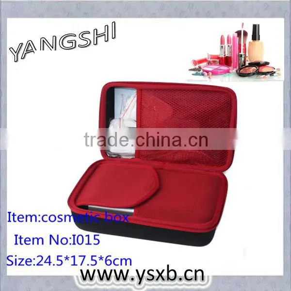 new arrival handmade cosmetic box with fancy design cosmetic carrying cases