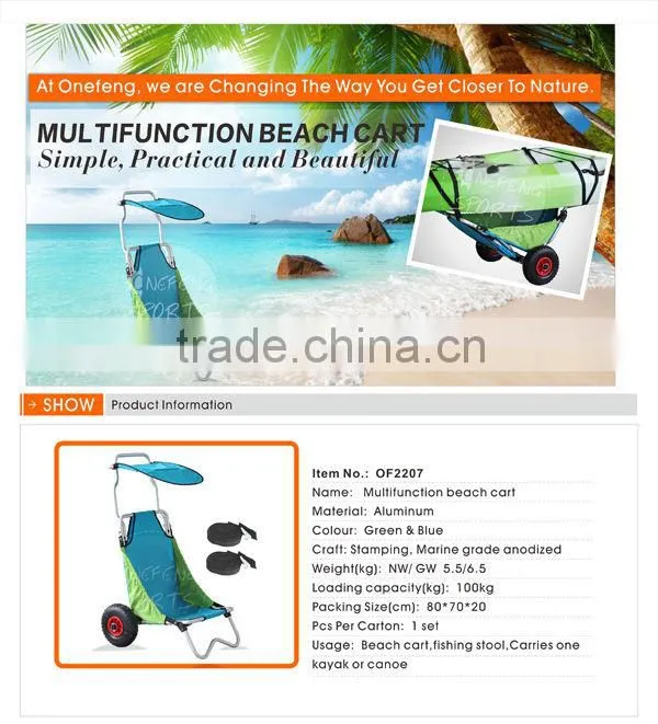 Kayak Trolley Aluminium Foldable Chair Boat Carrier