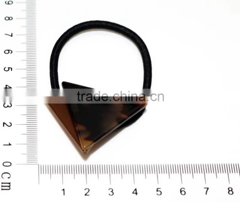 Child acetate plastic hair hair beam geometry hair elastic rubber band