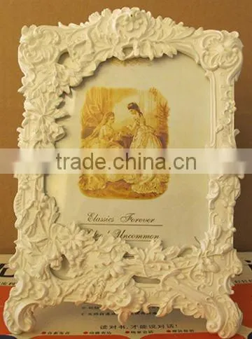 DS-004P European Resin Photo Frame /Polyresin Crafts/beautiful painting