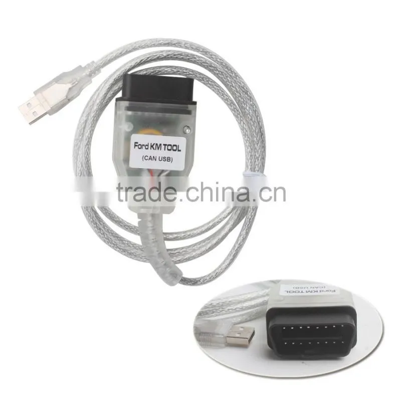 Hot Auto Diagnostic OBD2 Scanner Tool for Ford KM Tool CAN BUS With Outcode/ Incode Calculator