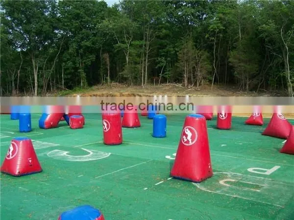 colorful inflatable air bunker,interesting inflatable paintball bunker,inflatable psp paintball bunker