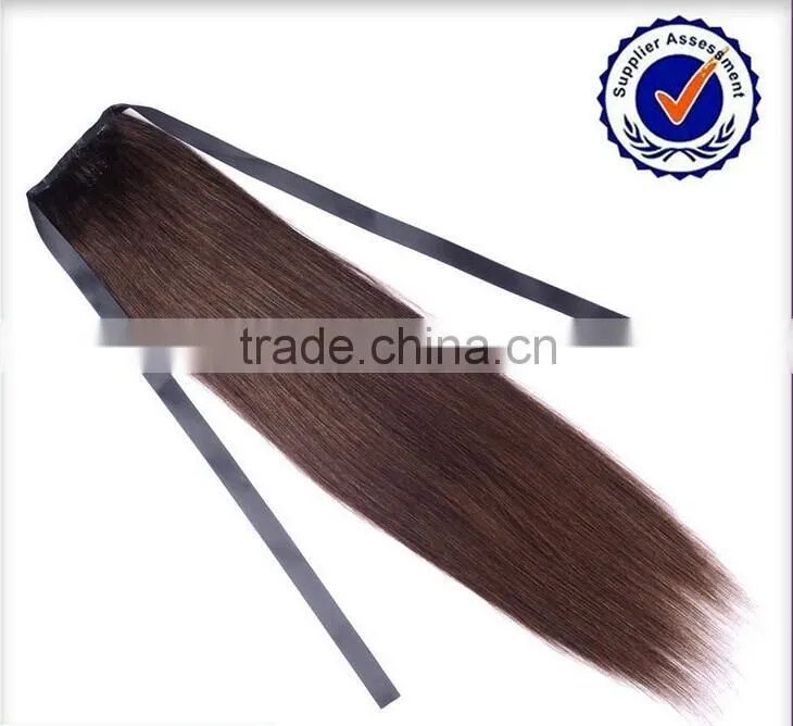 100% Virgin Remy Hair Indian Remy human Hair Ponytail 100 Human Hair