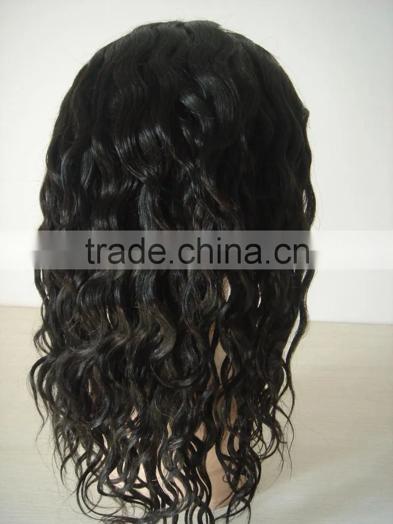 Brazilian Virgin Hair Lace Front Wig For Black People Made In China