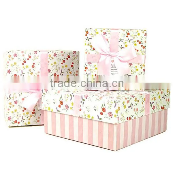 Full Printing Flower Wedding Gift Box/ Custom Gift Box