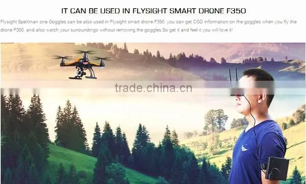 H1918 New Arrival Flysight SPX01 Picture in Picture FPV Goggles with Charger & Battery and Power Supply