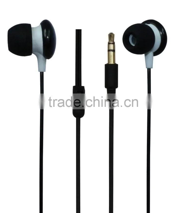 free sample wired earphones mini ear earbuds stereo long cable