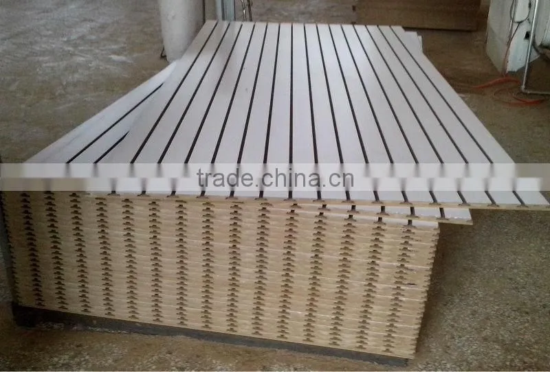 slot melamine E1&E2 MDF for furniture 16mm 18mm 20mm