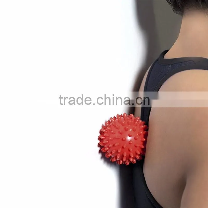 Reflexology T rigger Therapy Spiky Exercise Massage Ball for Foot Plantar Fasciitis Back Pain Relief