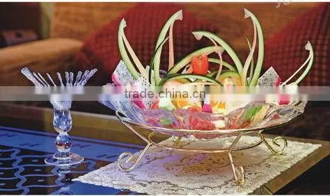 PC fruit bowl Double layer fruit bowl stand