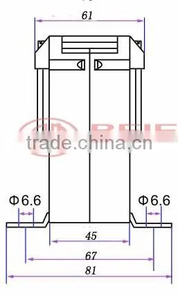 CP74/40 window busbar type high accuracy ct current transformer 500/5A