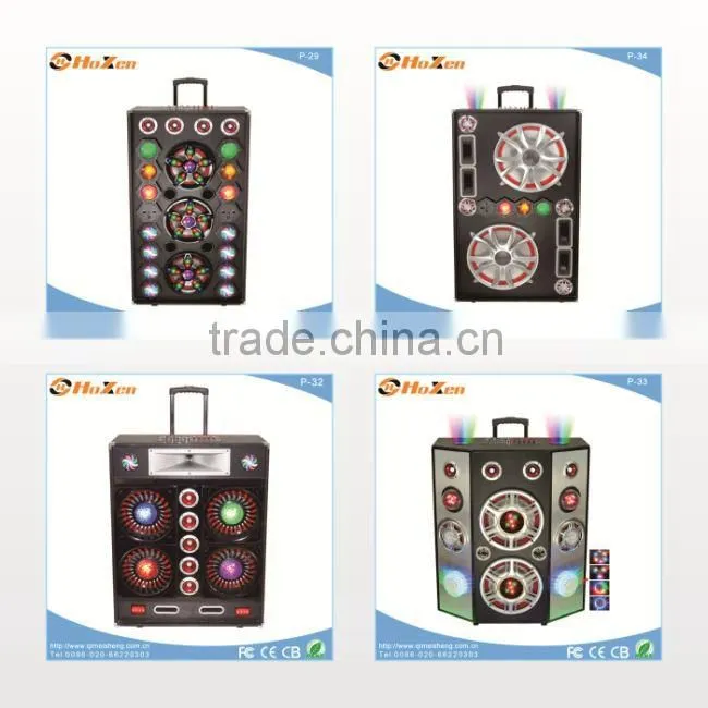 2014 new bluetooth portable speakers with wireless MIC ,USB,TF card,fm radio, portable speakers with wireless MIC L-105
