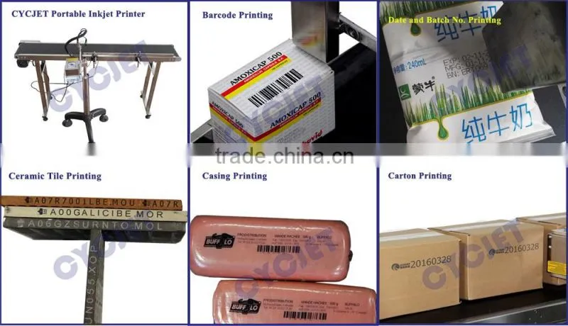 CYCJET Single Color Date Coding Machine/Inkjet Plastic Bag Printer/Industrial Inkjet Printer