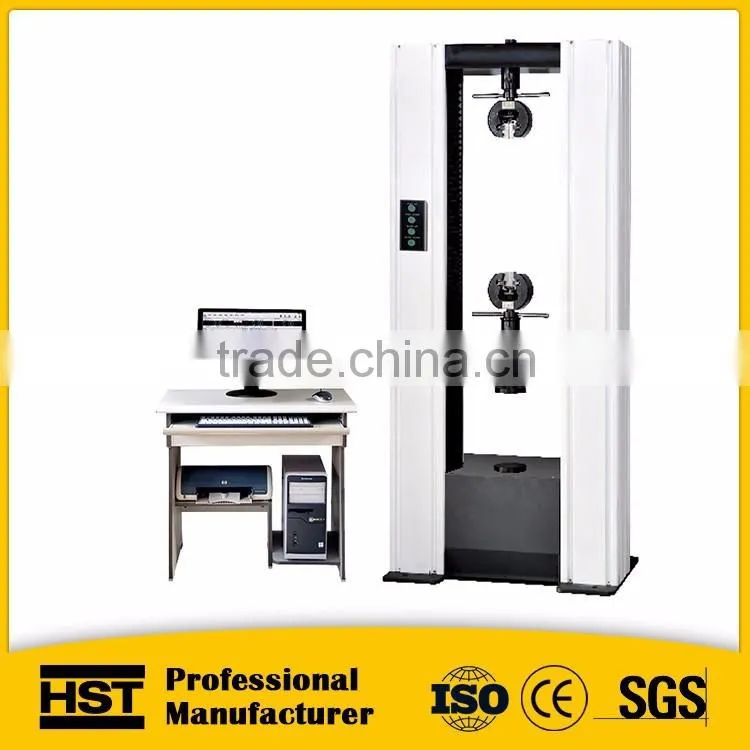 Microcomputer hydraulic universal tensile fasteners testing equipments manufacturer