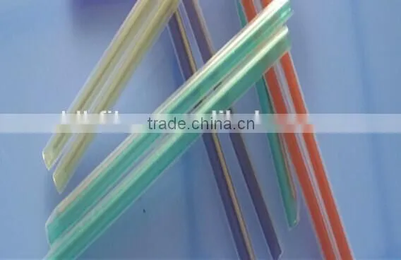 Colorful fiber splice protector, optional heat shrink tube sleeve, fiber protection sleeve