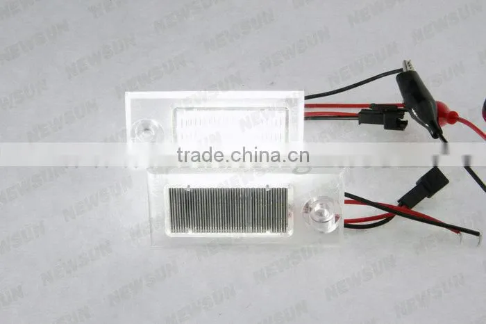 Super Bright White 2X LED License Plate Light Lamp For Audi A6 C5/4B Sedan 1997-2004