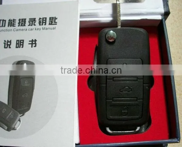 Hidden motion detection mini camera car key