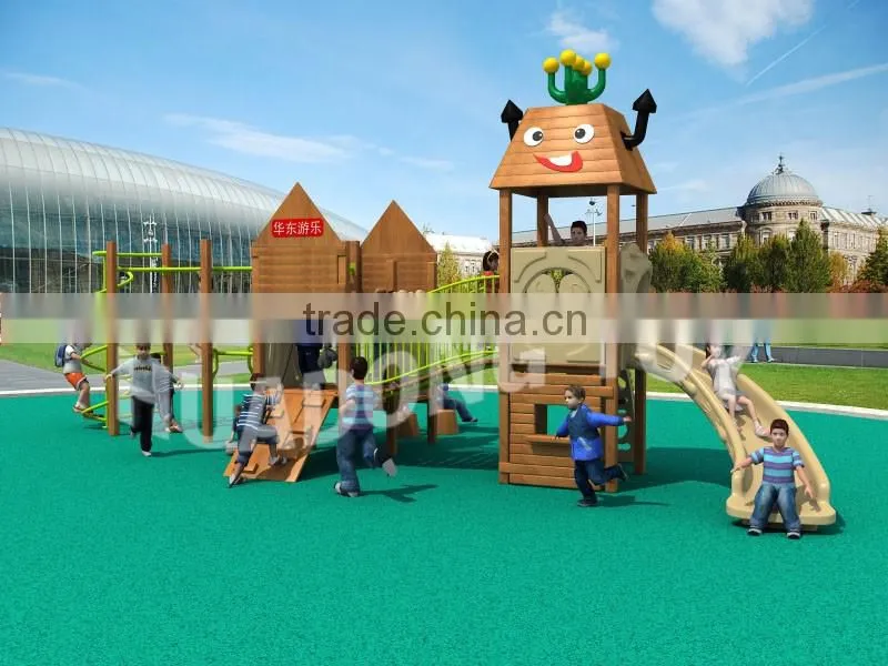 Children's slide amusement equipment, wooden slide toys