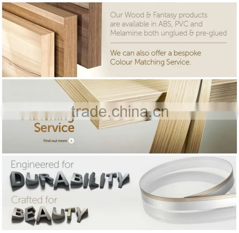 3D/PMMA/acrylic plastic strip manufacturer/flexible edge protector for plywood