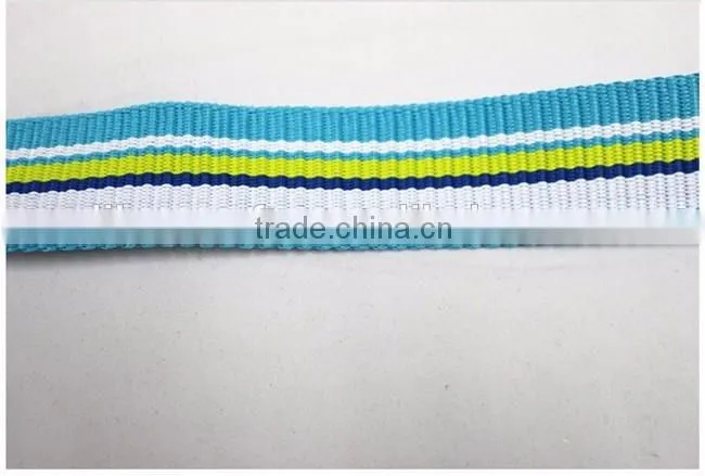 High Quality Custom PP Striped Webbing Tape