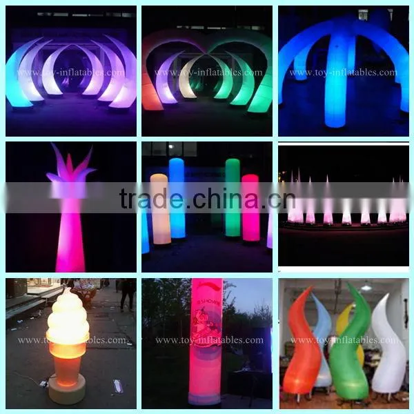 Discount commercial inflatable light decoration
