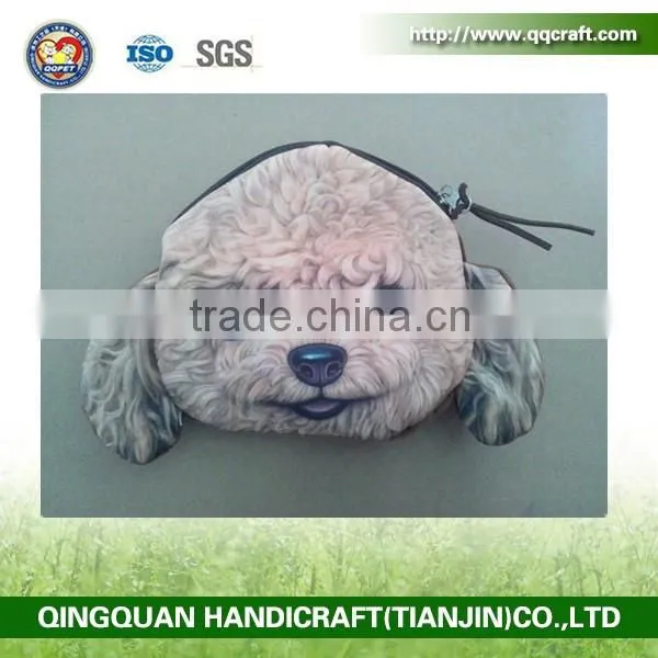 Aimigou funny plush animal shape pocket coin purse wholesale
