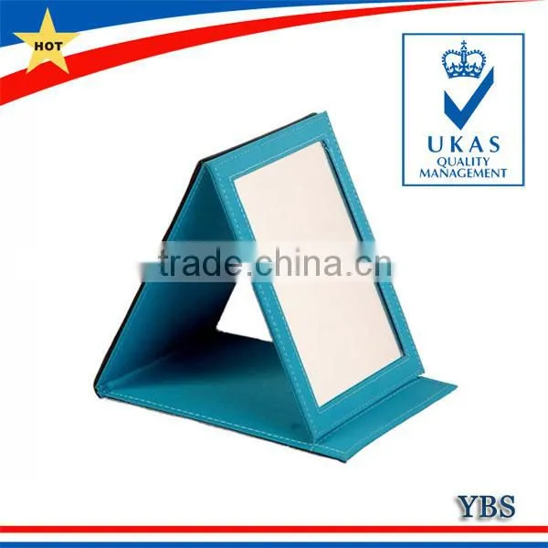 Wholesale High Quality Leather Custom Cosmetic Mirror for Women