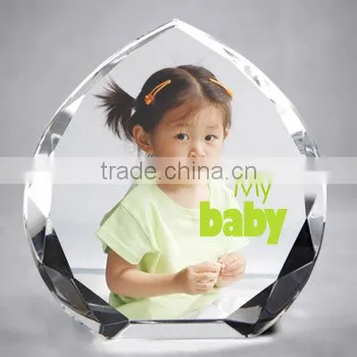 2016 Customized glass photo frame