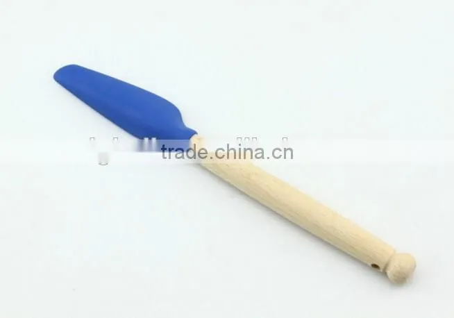 High Quality Silicone Kitchen Tools With Wooden Handle Set Of 5