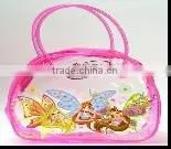 2012 transparent cosmetic pvc packing bag for shopping