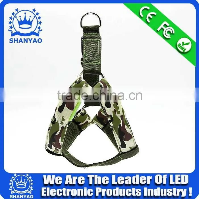2015 Hot Selling Flashing Pet Training Harness
