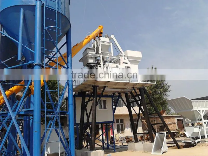 Self loading concrete mixer JS1000 concrete mixer for small industrial