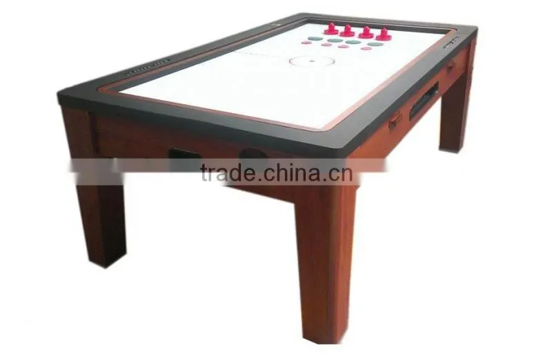 7' High quality wooden 3 in 1 Multi games table. Pool table, air hockey table, Dinning table
