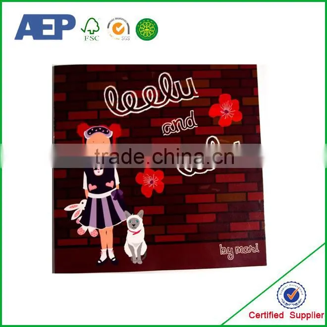 child book printing hardcover cheap paperback Eva children's book with new design